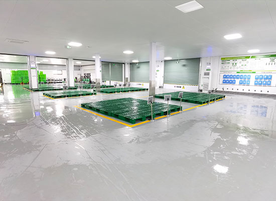配送中心蔬菜放置区